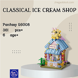 Pantasy Block 56008 Classical Ice Cream Shop Creator Expert