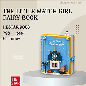 JIESTAR Block 9053 The Little Match Girl Fairy Book Creator Expert