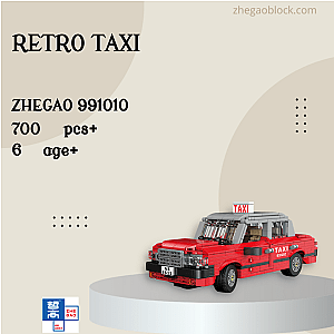 ZHEGAO Block 991010 Retro Taxi Technician