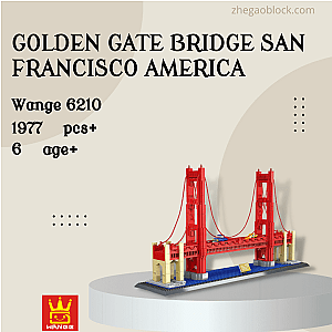 WANGE Block 6210 Golden Gate Bridge San Francisco America Modular Building