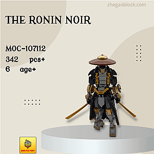 MOC Factory Block 107112 The Ronin Noir Movies and Games