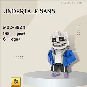MOC Factory Block 89271 Undertale Sans Movies and Games