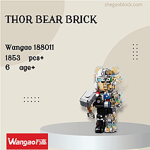Wangao Block 188011 Thor Bear Brick Creator Expert