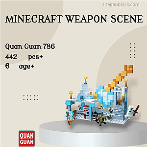 QUANGUAN Block 786 Minecraft Weapon Scene Creator Expert