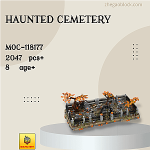 MOC Factory Block 118177 Haunted Cemetery Creator Expert