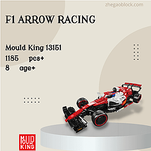 MOULD KING Block 13151 F1 Arrow Racing Technician