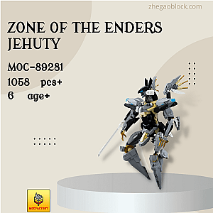 MOC Factory Block 89281 Zone of the Enders Jehuty Movies and Games