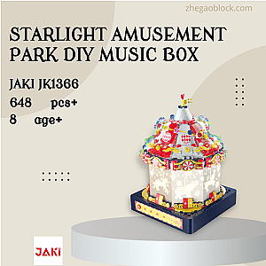 JAKI Block JK1366 Starlight Amusement Park DIY Music Box Creator Expert