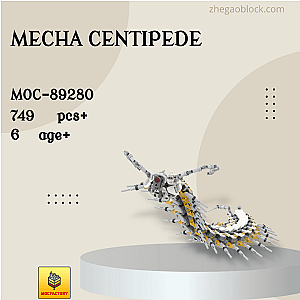 MOC Factory Block 89280 Mecha Centipede Creator Expert