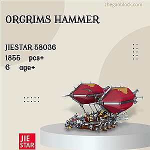 JIESTAR Block 58036 Orgrims Hammer Movies and Games