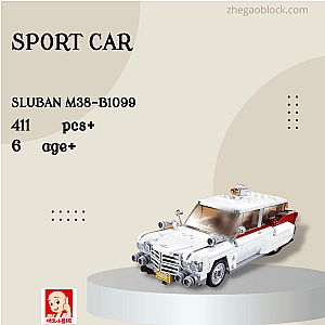 Sluban Block M38-B1099 Sport Car Technician