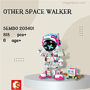 SEMBO Block 203401 Other Space Walker Creator Expert