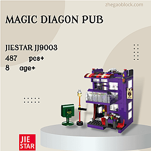 JIESTAR Block JJ9003 Magic Diagon Pub Modular Building