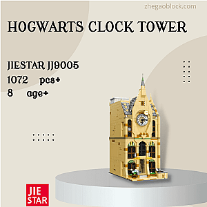 JIESTAR Block JJ9005 Hogwarts Clock Tower Modular Building