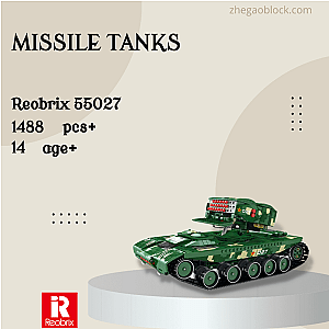 REOBRIX Block 55027 Missile Tanks Military
