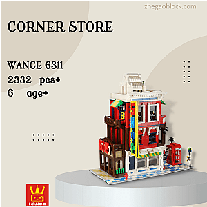 WANGE Block 6311 Corner Store Modular Building