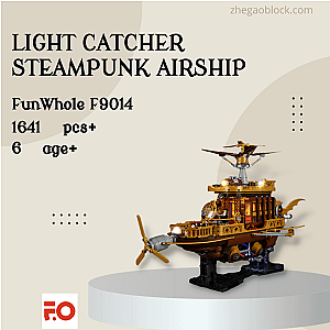 FunWhole Block F9014 Light Catcher Steampunk Airship Creator Expert