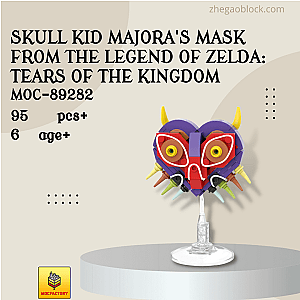 MOC Factory Block 89282 Skull Kid Majora's Mask from The Legend of Zelda: Tears of the Kingdom Creator Expert