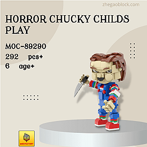 MOC Factory Block 89290 Horror Chucky Childs Play Movies and Games
