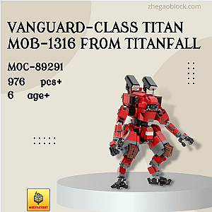 MOC Factory Block 89291 Vanguard-class Titan MOB-1316 from Titanfall Movies and Games