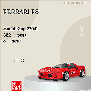 MOULD KING Block 27041 Ferrari F8 Technician