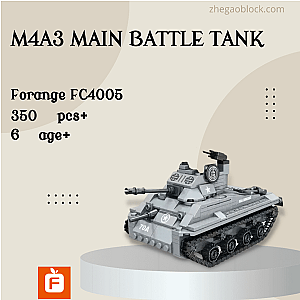 Forange Block FC4005 M4A3 Main Battle Tank Military