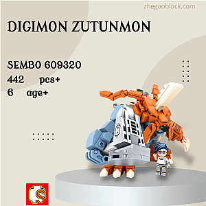 SEMBO Block 609320 Digimon Zutunmon Creator Expert