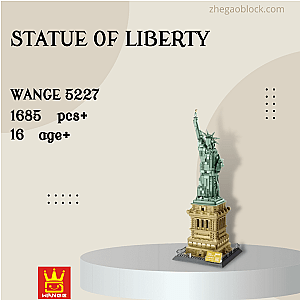WANGE Block 5227 Statue of Liberty Modular Building