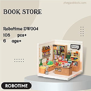 Robotime Block DW004 Book Store Creator Expert