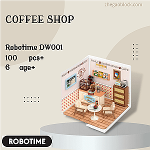 Robotime Block DW001 Coffee Shop Creator Expert