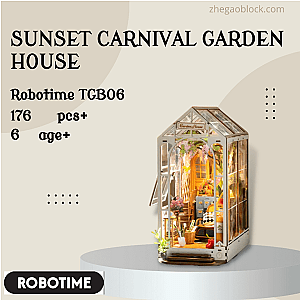 Robotime Block TGB06 Sunset Carnival Garden House Creator Expert