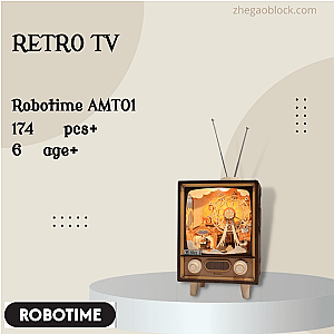 Robotime Block AMT01 Retro TV Creator Expert