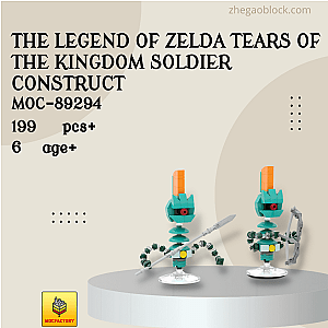 MOC Factory Block 89294 The Legend of Zelda Tears of the Kingdom Soldier Construct Movies and Games