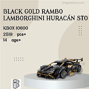K-Box Block 10600 Black Gold Rambo Lamborghini Huracán STO Technician