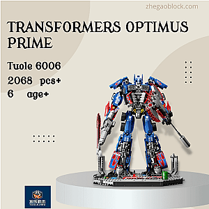 TUOLE Block 6006 Transformers Optimus Prime Movies and Games