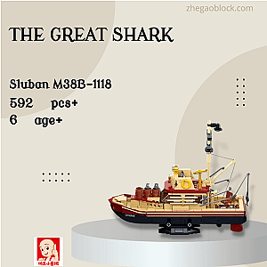 Sluban Block M38B-1118 The Great Shark Creator Expert