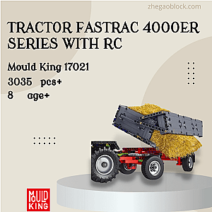 MOULD KING Block 17021 Tractor Fastrac 4000er series with RC Technician