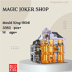 MOULD KING Block 16041 Magic Joker Shop Modular Building