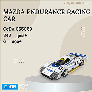 CaDa Block C55029 Mazda Endurance Racing Car Technician