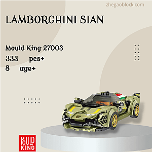 MOULD KING Block 27003 Lamborghini Sian Technician