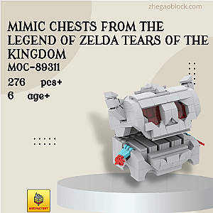 MOC Factory Block 89311 Mimic Chests from the Legend of Zelda Tears of the Kingdom Movies and Games