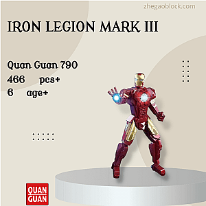 QUANGUAN Block 790 Iron Legion Mark III Movies and Games
