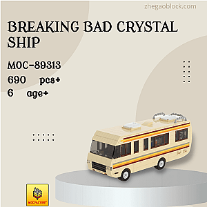 MOC Factory Block 89313 Breaking Bad Crystal Ship Technician