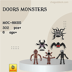 MOC Factory Block 89315 Doors Monsters Creator Expert