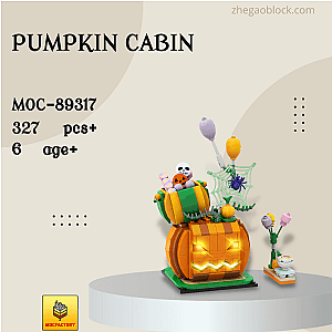 MOC Factory Block 89317 Pumpkin Cabin Creator Expert