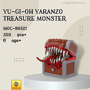 MOC Factory Block 89321 Yu-Gi-Oh Yaranzo Treasure Monster Creator Expert