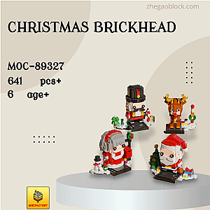 MOC Factory Block 89327 Christmas Brickhead Creator Expert