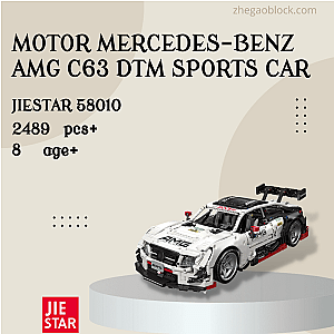 JIESTAR Block 58010 Motor Mercedes-Benz AMG C63 DTM Sports Car Technician