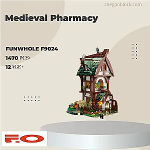 FunWhole Block F9024 Medieval Pharmacy Modular Building