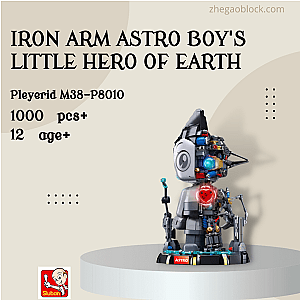 Pleyerid Block M38-P8010 Iron Arm Astro Boy's Little Hero of Earth Movies and Games
